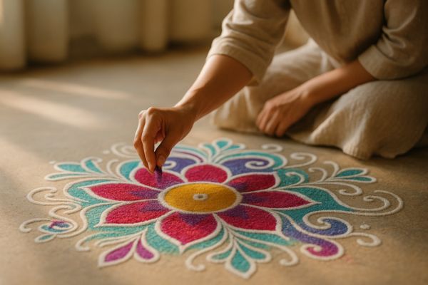 The Word Rangoli Why Do We Make Rangoli? Cultural and Spiritual Significance