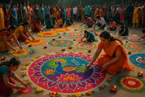 Cloud Computing Rangoli Why Do We Make Rangoli? Cultural and Spiritual Significance