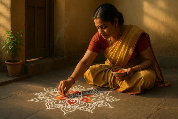 Why Do We Make Rangoli? Cultural and Spiritual Significance