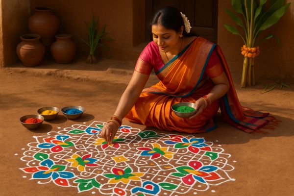 Why Do We Make Rangoli? Cultural and Spiritual Significance