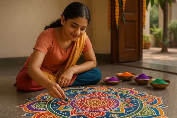 Cloud Computing Rangoli Why Do We Make Rangoli? Cultural and Spiritual Significance