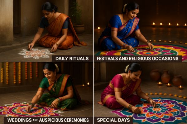 Why Do We Make Rangoli? Cultural and Spiritual Significance