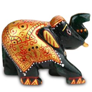 Elephant Gemstone Idols