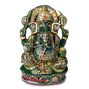 Ganesha Green Jade