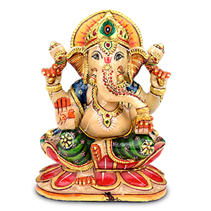 Ganesha Yellow jade