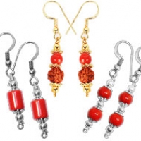 Coral Earrings