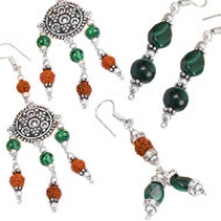 Malachite Earrings