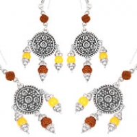 Yellow Jade Earrings
