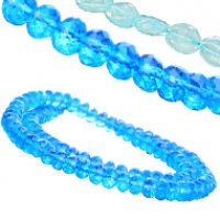 Blue Topaz Necklace Mala