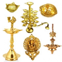 Brass Diya, Samai & Oil Lamps