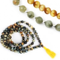 Cats Eye Necklace Mala