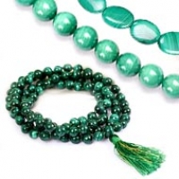 Malachite Necklace Mala