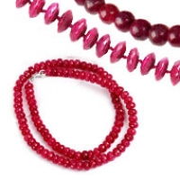 Ruby Necklace Mala