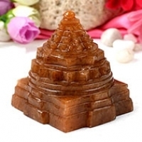 Shree Yantra in Red Jade