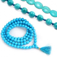 Turquoise Necklace Mala