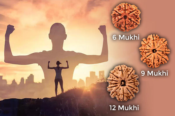 Improves Courage with Rudraksha