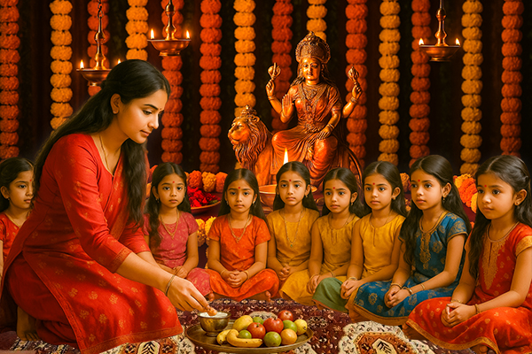 Kanya Puja: Honoring the Divine Feminine