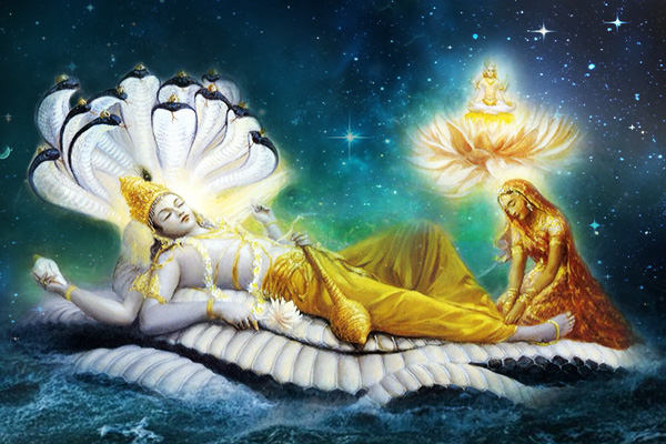 Apara Ekadashi Vishnu in Vaikuntha