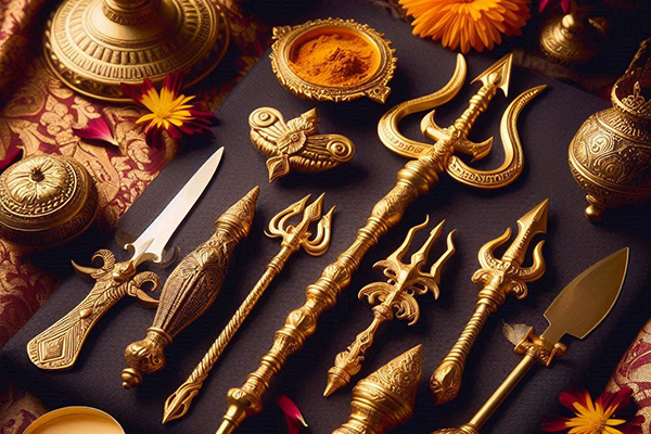Astra Pujan on Maha Navami
