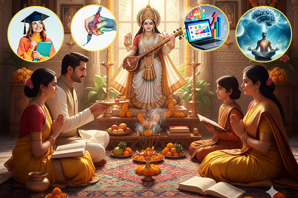 Benefits of Worshipping Saraswati