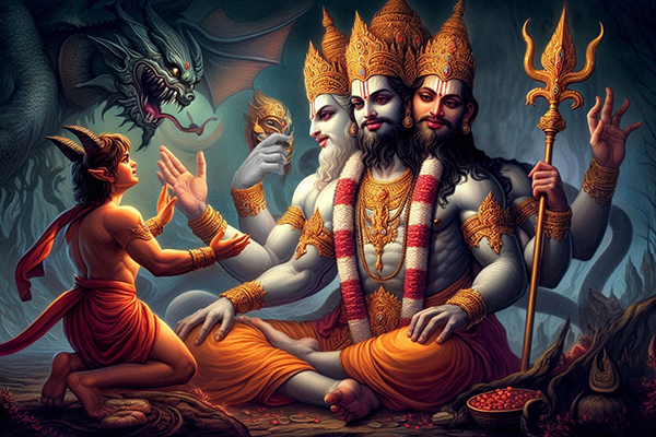 Bhagawan Brahma was pleased