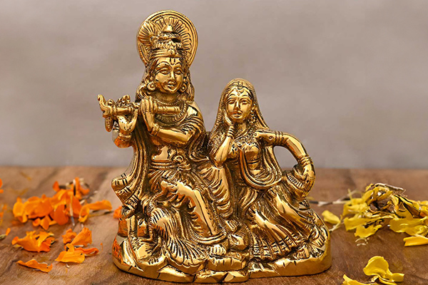 Brass Krishna Idols 