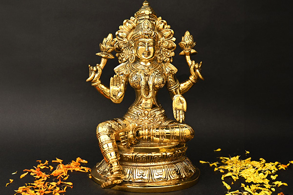 Brass Laxmi Idols: