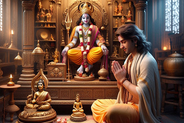 Chant or sing praises of Bhagwan Vishnu