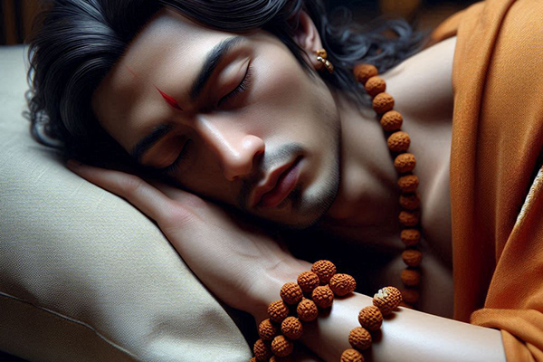 Wearing Rudraksha in Sleep