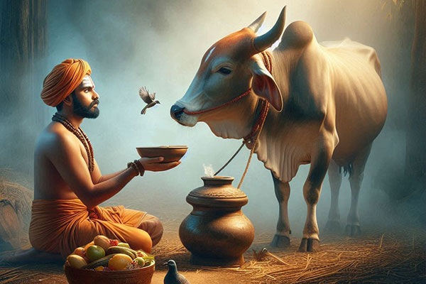 Cows are honored as symbols of abundance