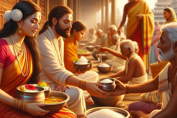 Daan or Donation on Purnima