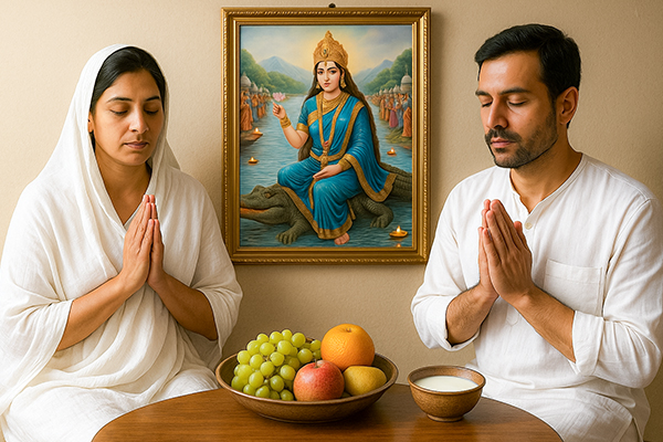 Ganga Dussehra Vrat Vidhi (Fasting Procedure)