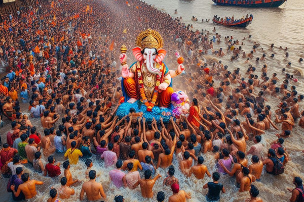 Ganpati Visarjan Procedure