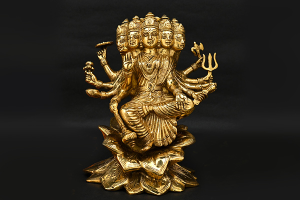 Gayatri Statue - Brass