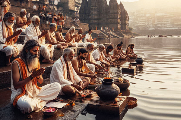 Group Pitru Paksha Shradh Puja at Trimbakeshwar