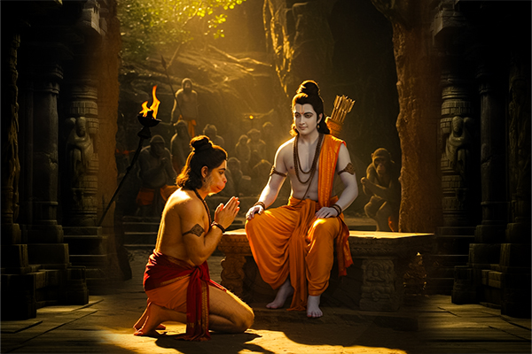 Hanuman’s Eternal Devotion to Bhagwan Rama
