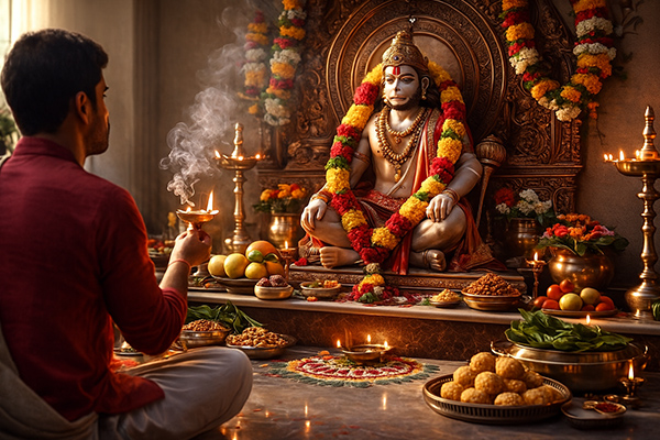 How to Worship Hanuman at Home