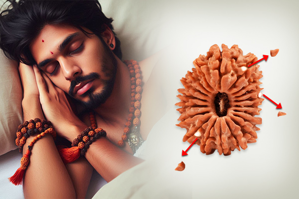 Benefits from Rudraksha beads during sleep