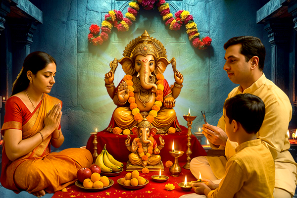 Invoking Bhagwan Ganesha	