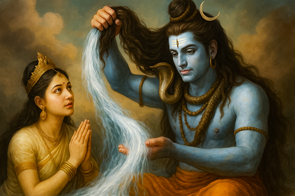 King Bhagiratha, the son of Dilip