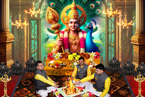 Kartikeya Puja Mantra Japa and Yajna