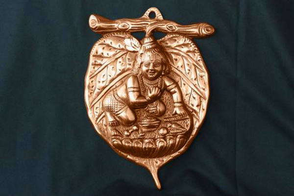 Krishna on Leaf 