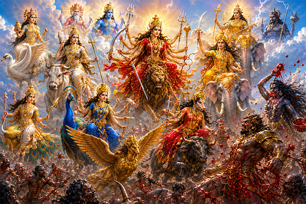 Legends and Stories about the Saptamatrikas 