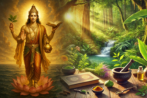 Lord Dhanvantari  Dhanvantari Avatar of Vishnu and Father of Ayurveda