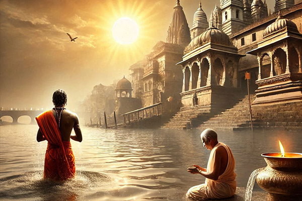 Sankranti Snaan, Holy Dip In Holy Waters