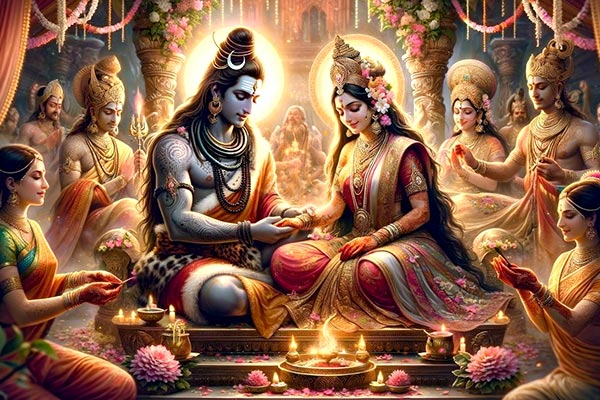 Marriage of Shiva and Parvati
