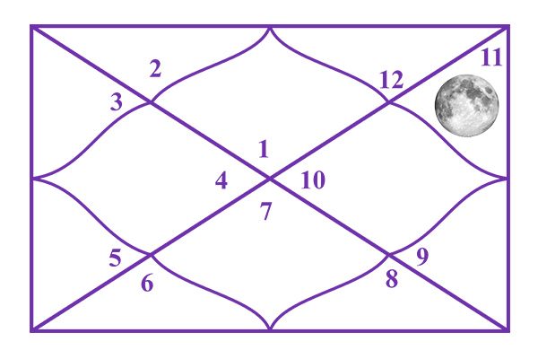 Moon in the 11th House