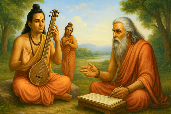 Narada’s influence extended to some of the greatest sages and texts of Hinduism