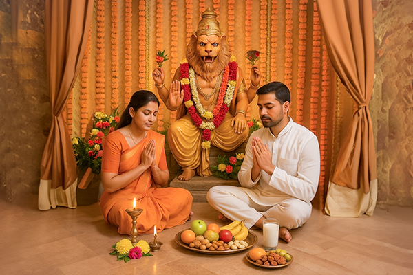 Narasimha Jayanti Vrat Vidhi (Fasting Procedure)
