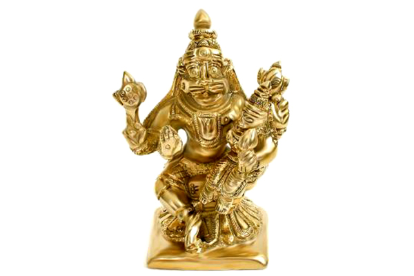 Narasimha Lakshmi Statue in Brass